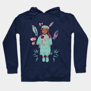 Native American Indian doll Hoodie